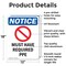 Signmission 18 in Height, 12 in Width, Aluminum, Rectangle OS-2PACK-NS-A-1218-V-14282 - alternate 6